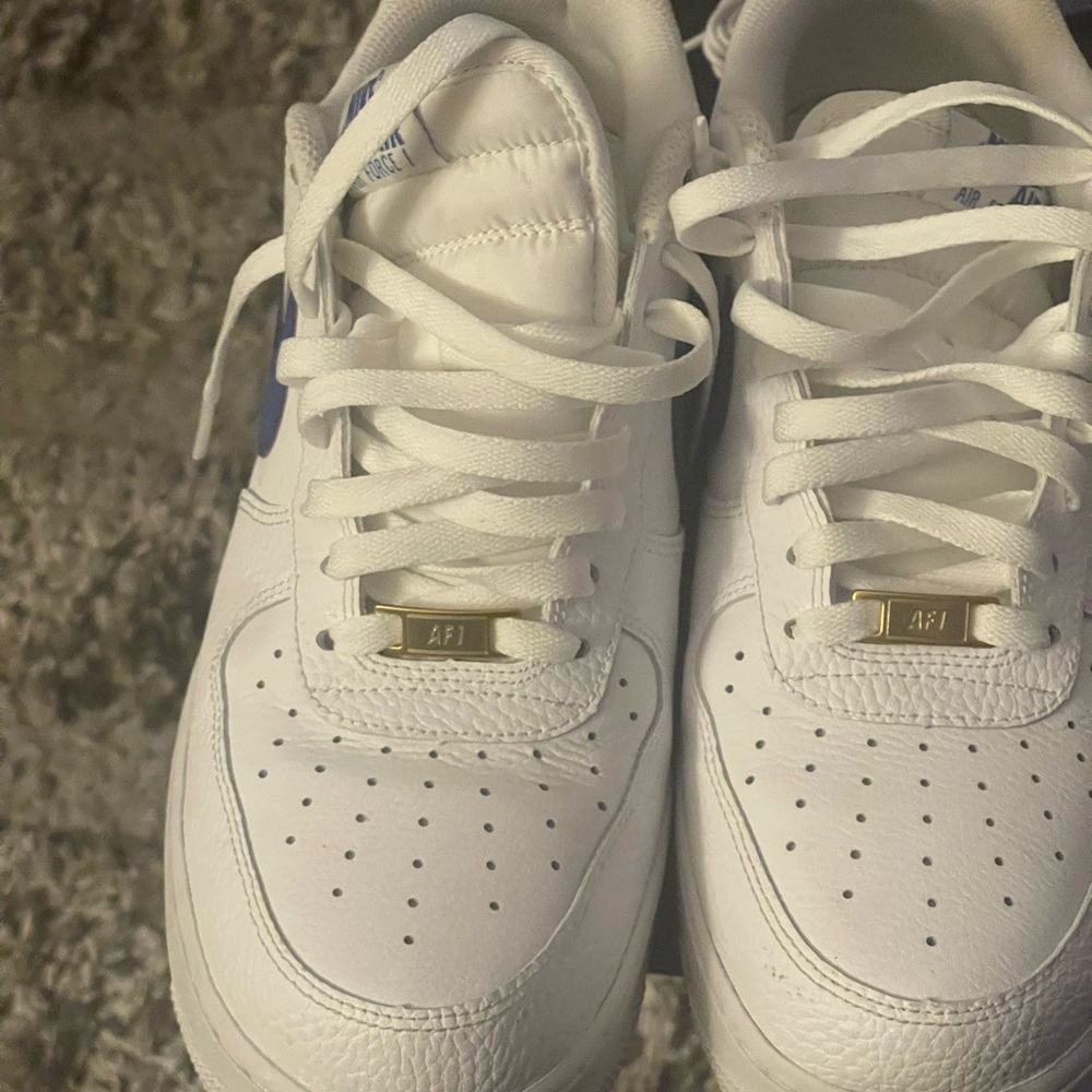 Men’s Air Force Royal Blue and White sneakers size 10.5 - Picture 14 of 15